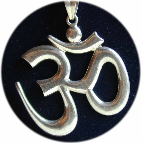 Anhänger sterling silber - om,