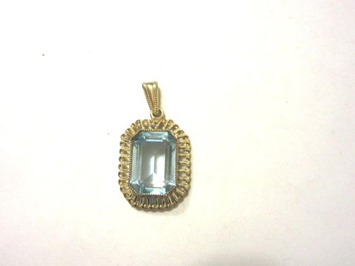 Anhänger silber gold mit - anhänger, silber/gold