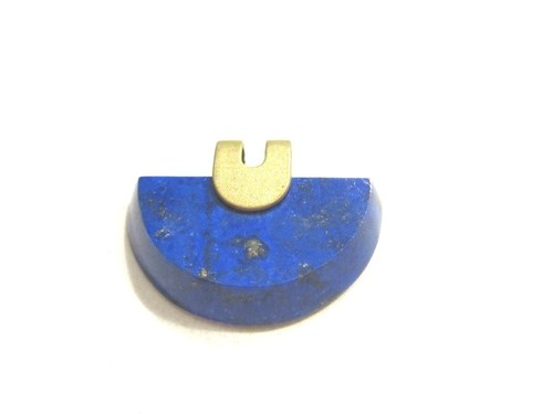 Silberanhänger mit blauem