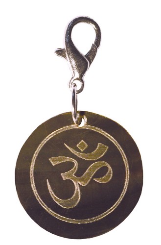 Anhänger gravur muschel - "om",