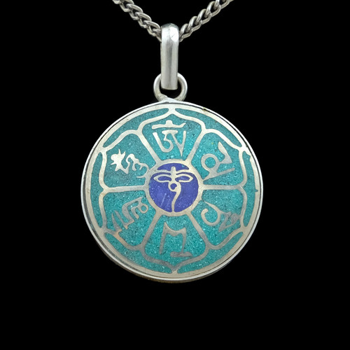 Anhänger auge buddhas türkis - auge,