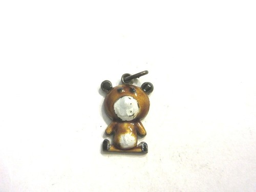 Silberanhänger brauner teddy - brauner,