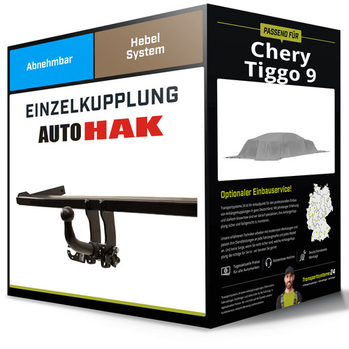 Abnehmbare anhängerkupplung - abnehmbare,