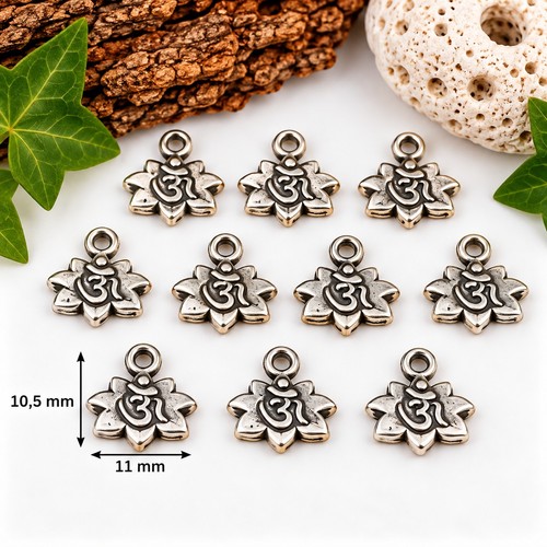 Lotus charms - 10, om